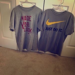 Mens medium Nike t shirts